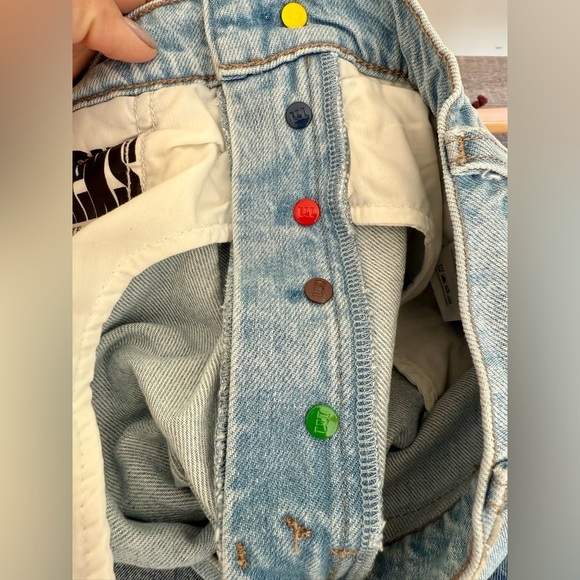 MOTHER The Pleated Fun Dip Short Fray | Size 24 - Picture 11 of 13